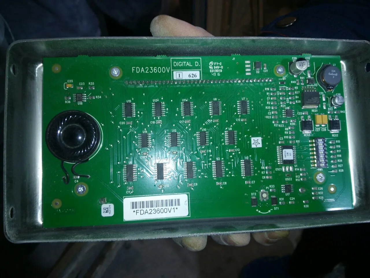 Индикатор этажный в сборе с платой HPI13 FDA23600V1 FAA5393A96 OTIS